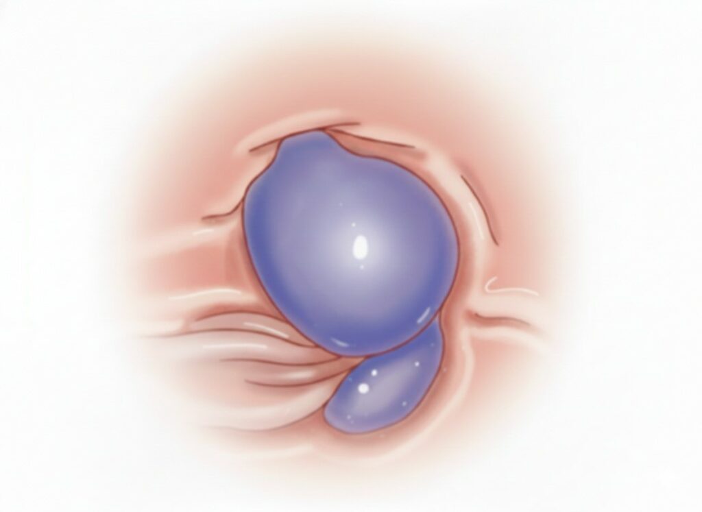 Enfermedades del ano fotos - Trombosis hemorroidal externa