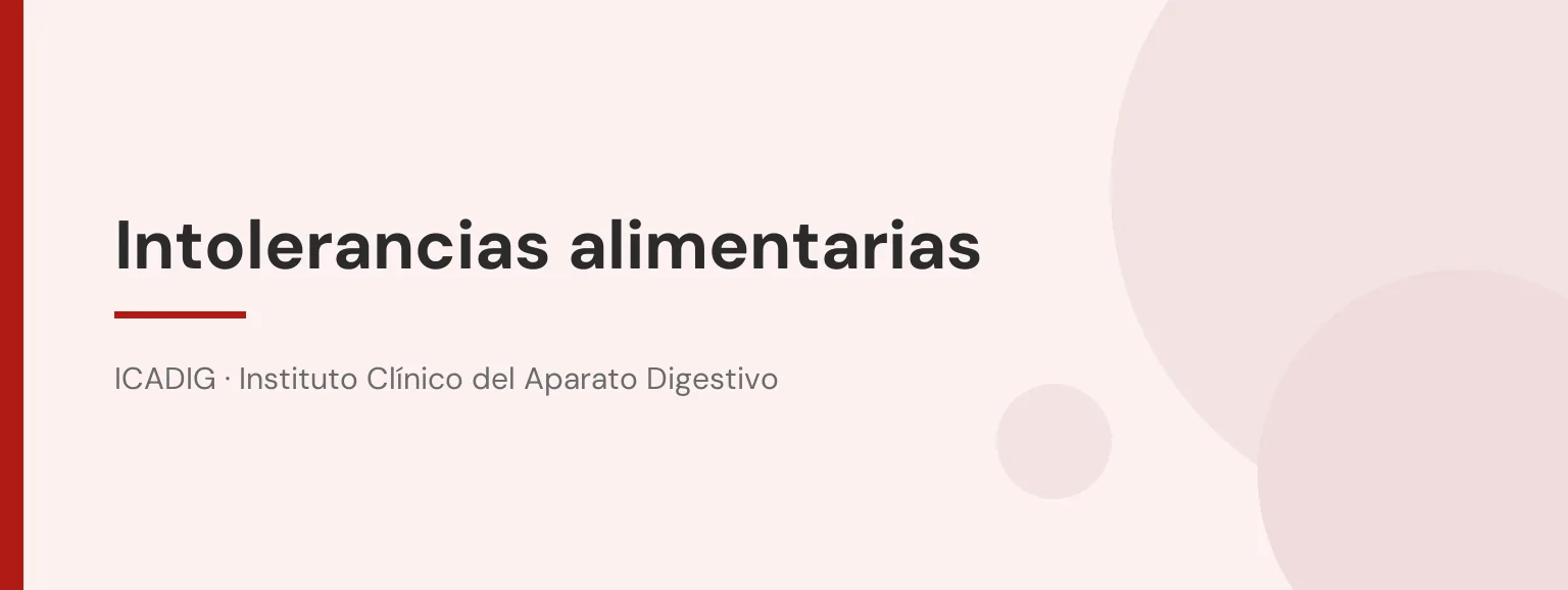 Intolerancias alimentarias