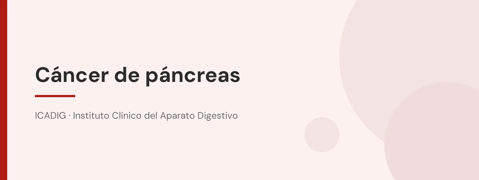 Cáncer de páncreas