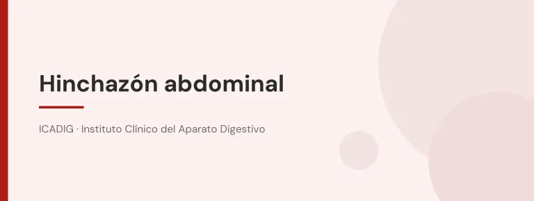 Hinchazón abdominal