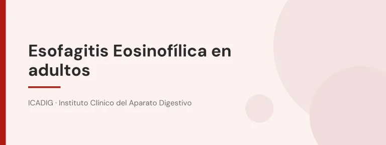 Esofagitis Eosinofílica en adultos