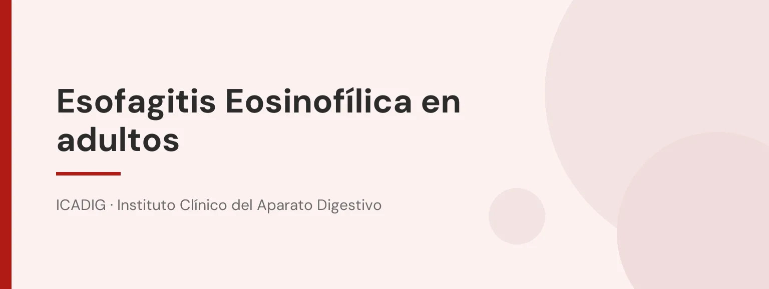 Esofagitis Eosinofílica en adultos
