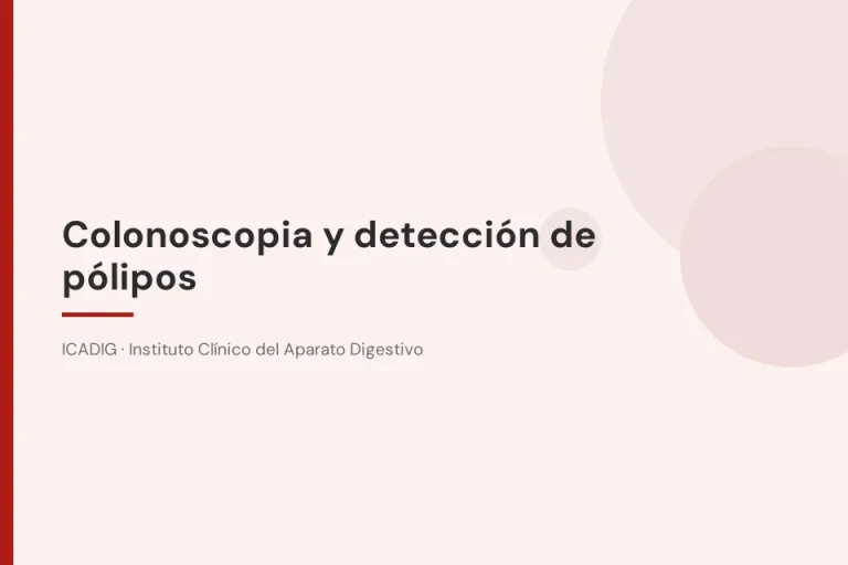 Colonoscopia y detección de pólipos
