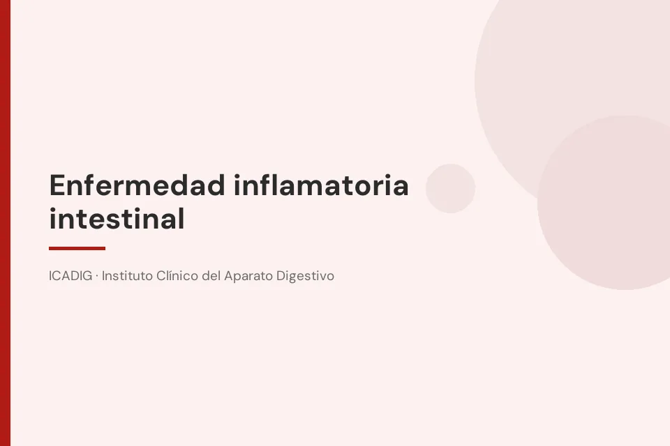 Enfermedad inflamatoria intestinal