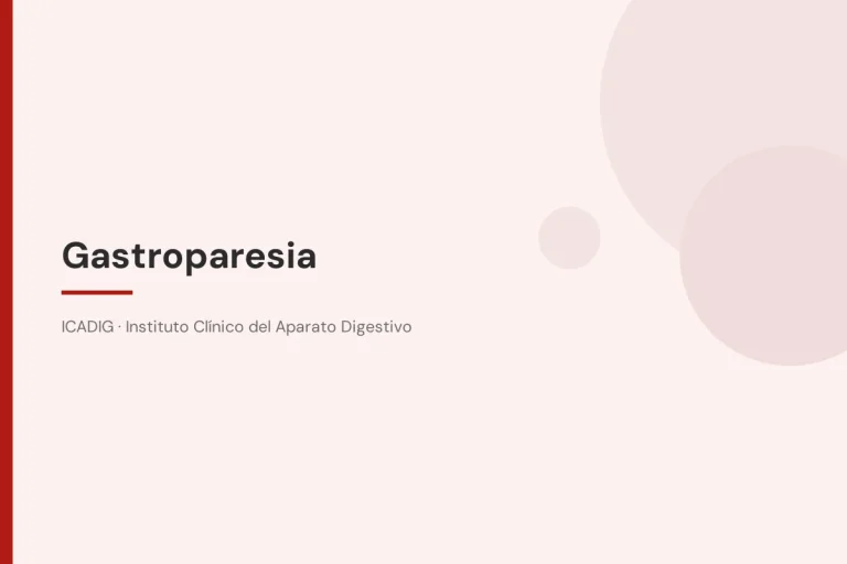 Gastroparesia