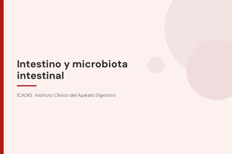 Intestino y microbiota intestinal
