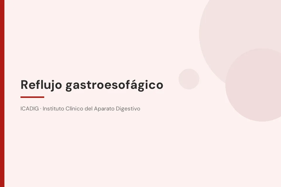 Reflujo gastroesofágico